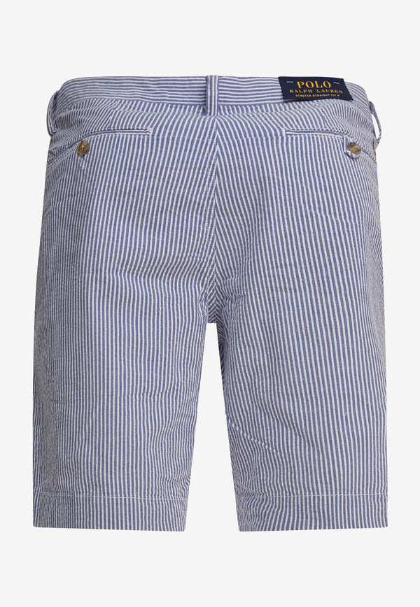 Polo Ralph Lauren Striped Seersucker Bermuda Shorts Light Blue 710862767001BLUE SEERSUCKER_80140
