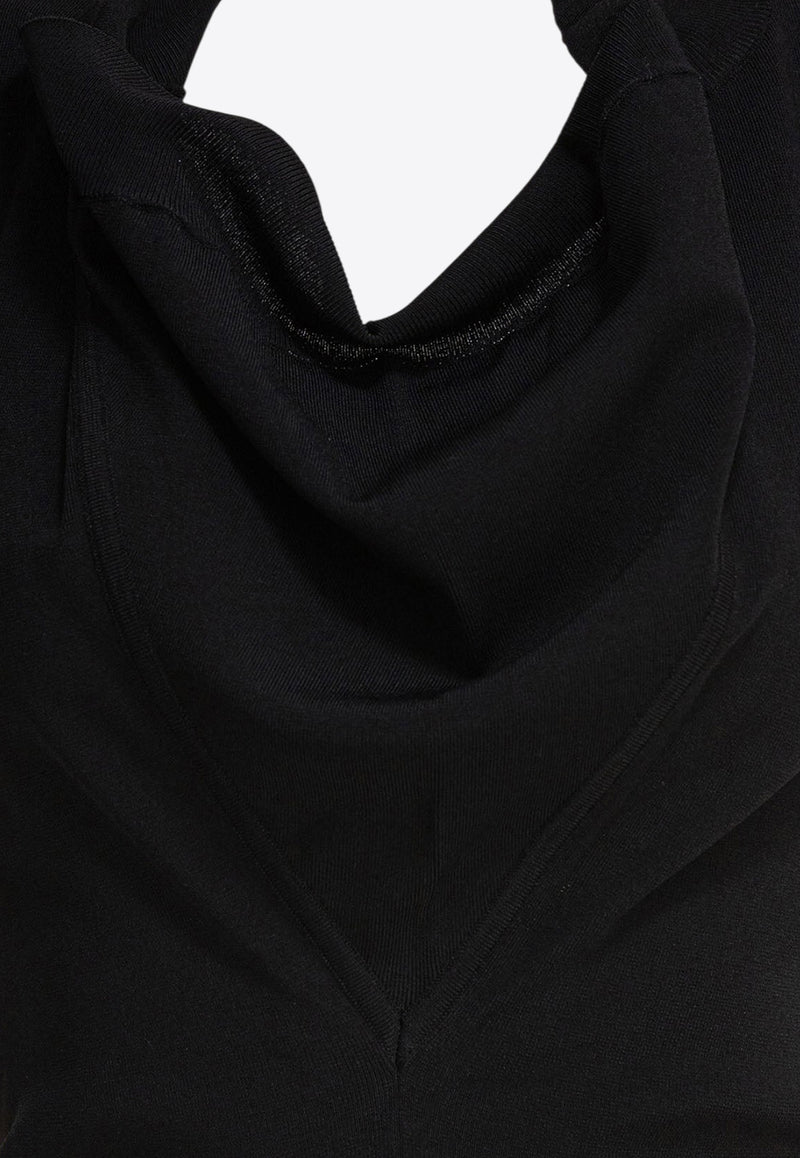 Sportmax Abano Draped Bodysuit Black 2512361043600ABANO1234005_80146