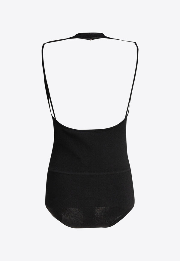 Sportmax Abano Draped Bodysuit Black 2512361043600ABANO1234005_80146
