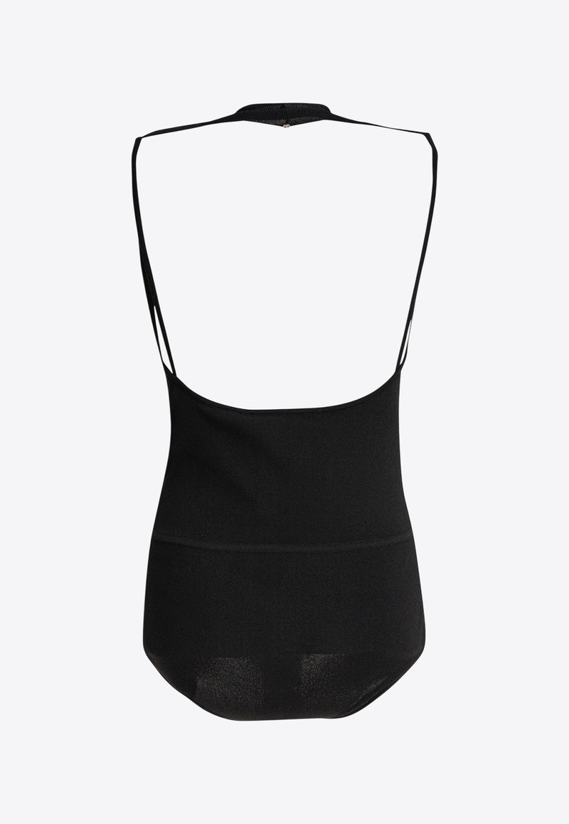 Sportmax Abano Draped Bodysuit Black 2512361043600ABANO1234005_80146