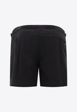 Alexander McQueen Logo Print Swim Shorts Black 7819744419Q1080_80165