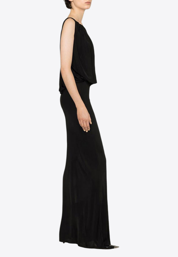 Saint Laurent Maxi Sleeveless Dress Black 723241Y7F981000_80188