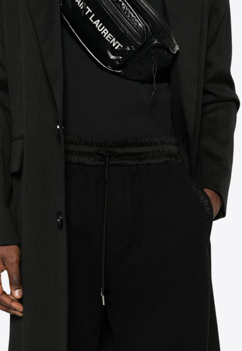 Saint Laurent Logo Embroidered Track Pants Black 778059Y36SW1000_80200