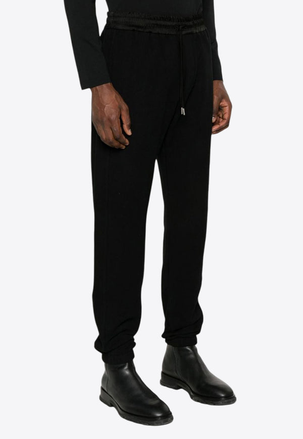 Saint Laurent Logo Embroidered Track Pants Black 778059Y36SW1000_80200