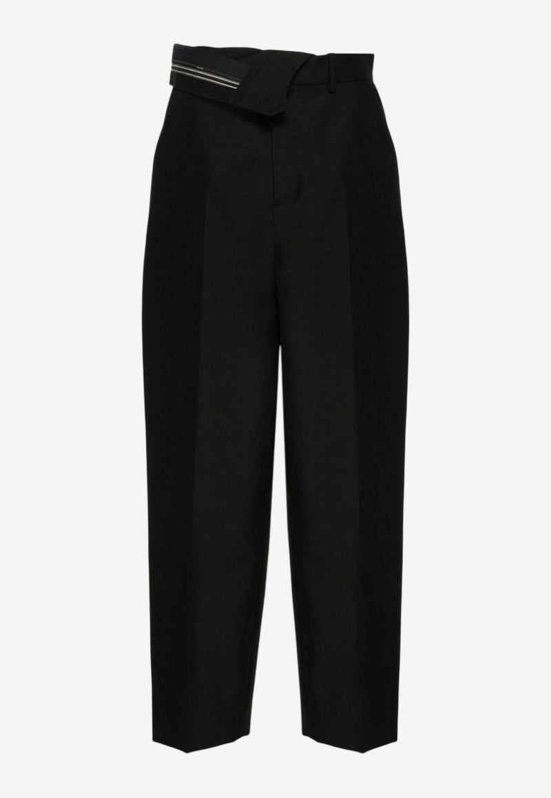 Fendi Classic Wool and Mohair Pants Black FR6540S9AF0GME_80207