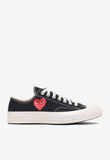 Comme Des Garçons Play X Converse Chuck Taylor 70 Small Heart Low-Top Sneakers Black AZ-K128-0011 BLACK_80223