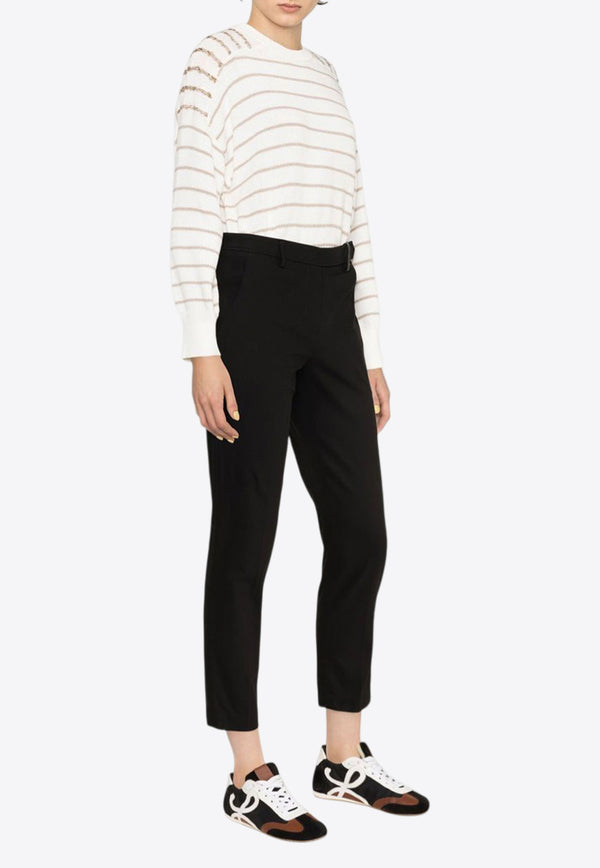 Brunello Cucinelli Monili Classic Pants Black M0F70P6572C101_80324