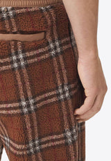 Burberry Checked Track Pants Brown 8047870_80364