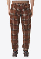 Burberry Checked Track Pants Brown 8047870_80364
