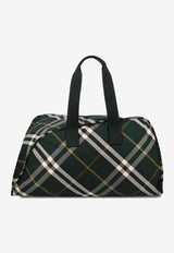 Burberry Shield Checked Travel Bag Multicolor 8083439_80304