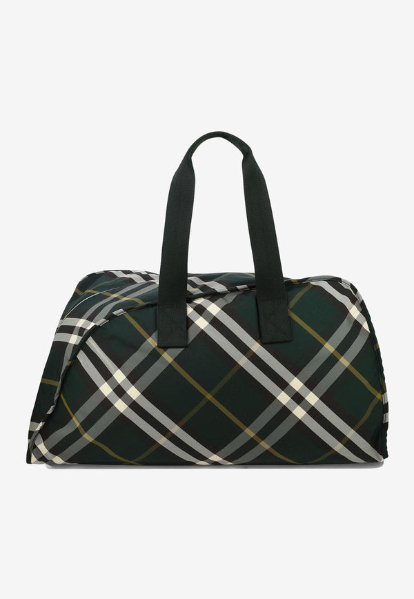 Burberry Shield Checked Travel Bag Multicolor 8083439_80304