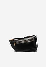 Burberry Shield Leather Shoulder Bag  Black 8088938_80252