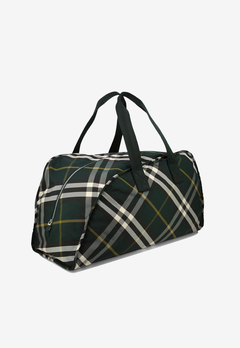Burberry Shield Checked Travel Bag Multicolor 8083439_80304