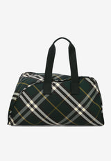 Burberry Shield Checked Travel Bag Multicolor 8083439_80304