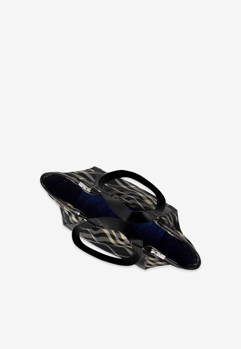 Burberry Festival Checked Tote Bag Multicolor 8089790_80265