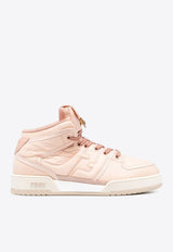Fendi FF Match High-Top Sneakers Pink 8E8380ALIRF1JG9_80323