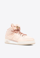 Fendi FF Match High-Top Sneakers Pink 8E8380ALIRF1JG9_80323