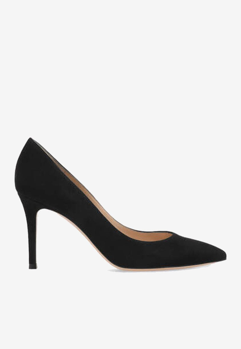 Gianvito Rossi Gianvito 85 Leather Pumps Black G2458085RICRASNERO_80225