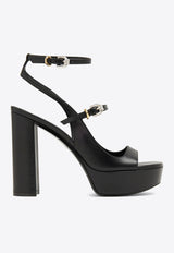 Givenchy Voyou 115 Leather Platform Sandals Black BE307VE1SS001_80306