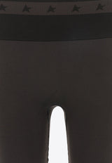 Golden Goose DB Star Motif Two-Tone Leggings Black GWP01364P00109790289_80251