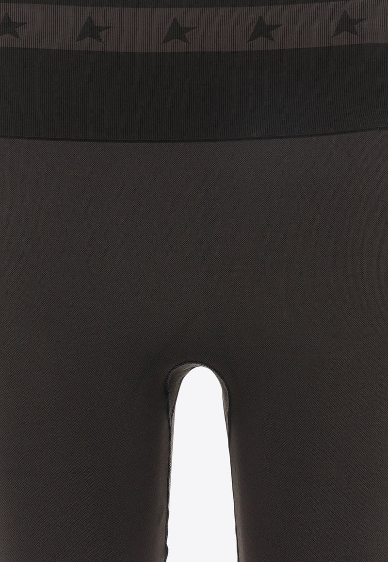 Golden Goose DB Star Motif Two-Tone Leggings Black GWP01364P00109790289_80251