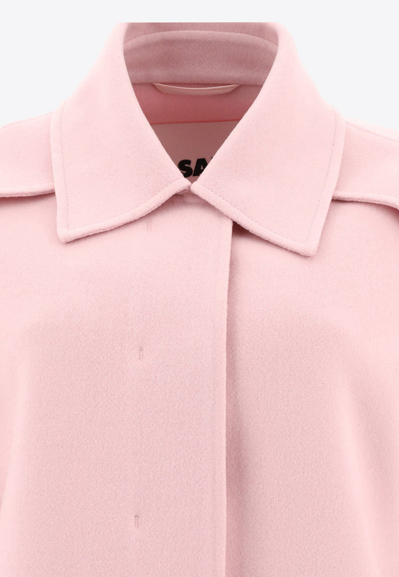Jil Sander Double-Breasted Cropped Jacket Pink J01BN0107J40035680_80231