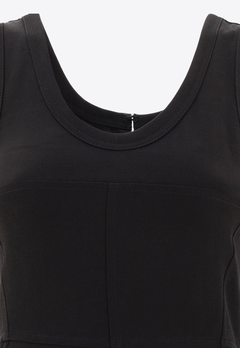 Jil Sander Crewneck Mini Dress Black J03CT0172J65023001_80334