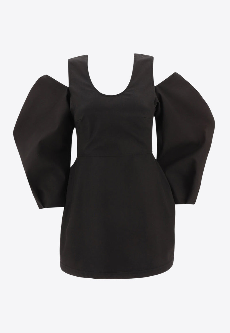 Jil Sander Cut-Out Crewneck Top Black J03NC0141J46192001_80380