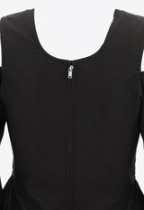 Jil Sander Cut-Out Crewneck Top Black J03NC0141J46192001_80380