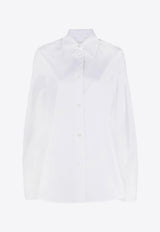 Jil Sander Logo-Embroidered Buttoned Shirt White J04DL0003J45001100_80272