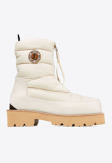 Jimmy Choo Kai Padded Snow Boots White KAI FLATYNPBARLEY_80333