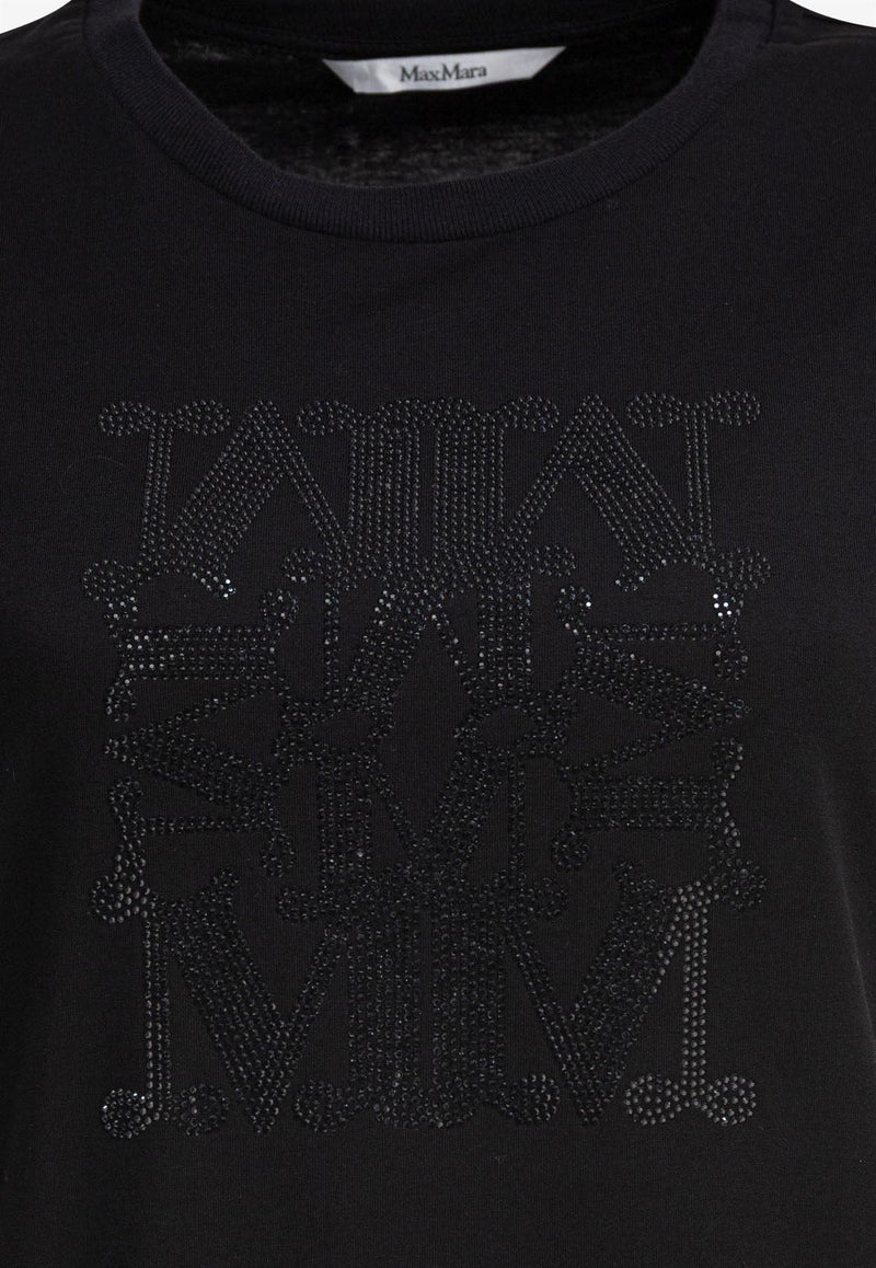 Max Mara Giovane MaxMarabesque Jersey T-shirt Black 2511941042600GIOVANE016_80426