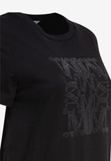 Max Mara Giovane MaxMarabesque Jersey T-shirt Black 2511941042600GIOVANE016_80426