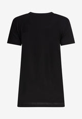 Max Mara Giovane MaxMarabesque Jersey T-shirt Black 2511941042600GIOVANE016_80426