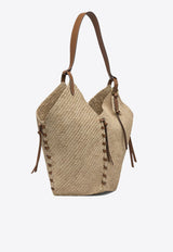 Isabel Marant Tampa Raffia Shoulder Bag  Beige 25PPM0066FAC1X07MNLCG_80477