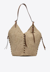 Isabel Marant Tampa Raffia Shoulder Bag  Beige 25PPM0066FAC1X07MNLCG_80477