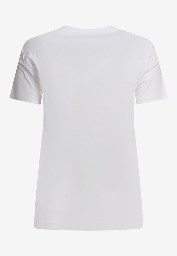 Max Mara Giovane MaxMarabesque Jersey T-shirt White 2511941042600GIOVANE011_80548