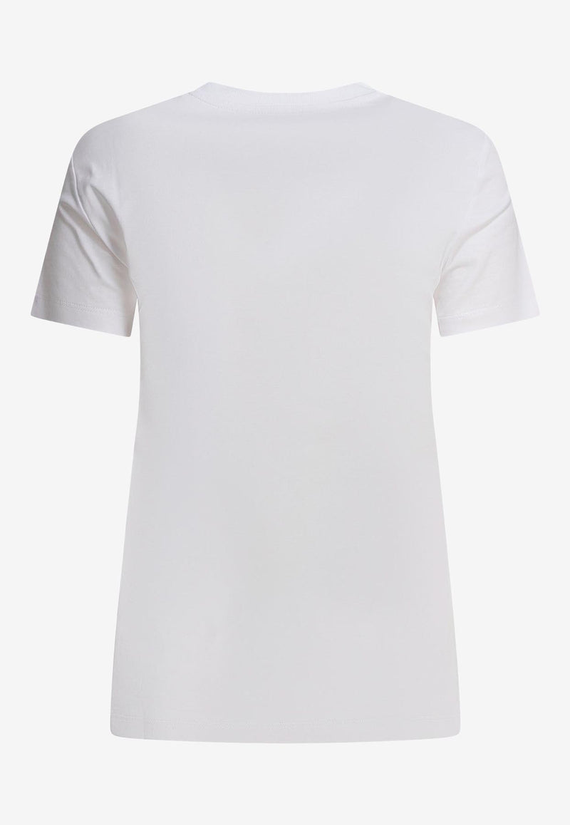 Max Mara Giovane MaxMarabesque Jersey T-shirt White 2511941042600GIOVANE011_80548
