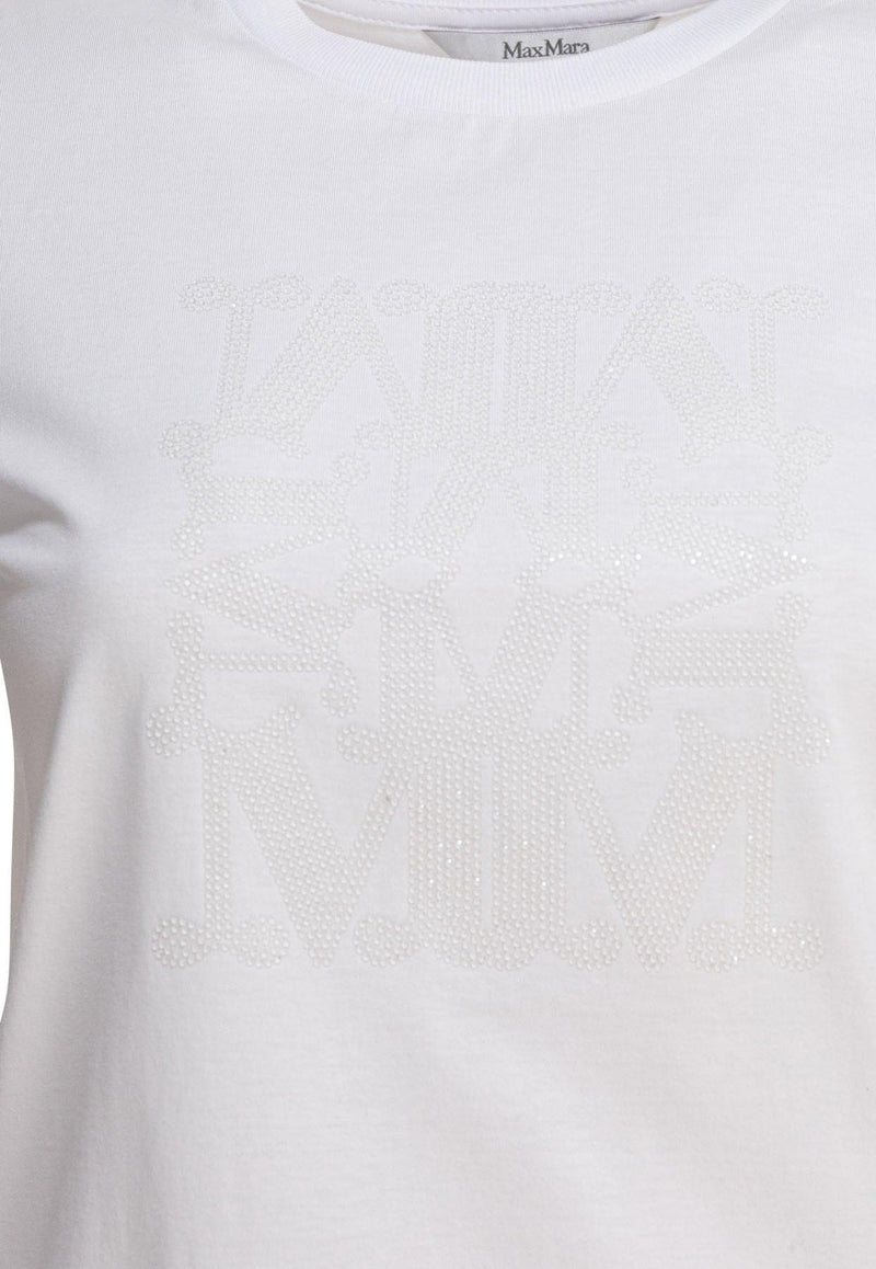 Max Mara Giovane MaxMarabesque Jersey T-shirt White 2511941042600GIOVANE011_80548