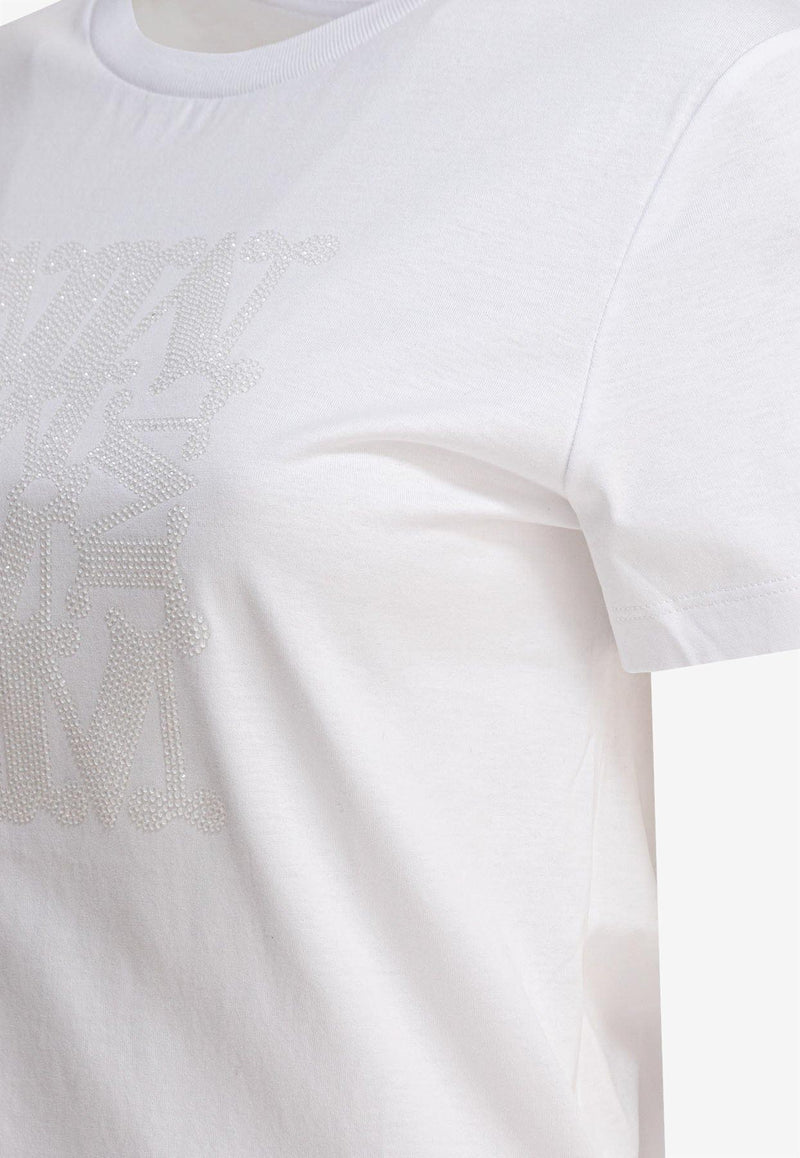 Max Mara Giovane MaxMarabesque Jersey T-shirt White 2511941042600GIOVANE011_80548