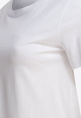 S Max Mara Reno Basic Crewneck T-shirt White 2519971043600RENO001_80612