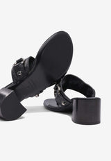 Balenciaga City 50 Nappa Leather Sandals Black 828013WAD4Y1080_80614