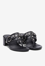 Balenciaga City 50 Nappa Leather Sandals Black 828013WAD4Y1080_80614