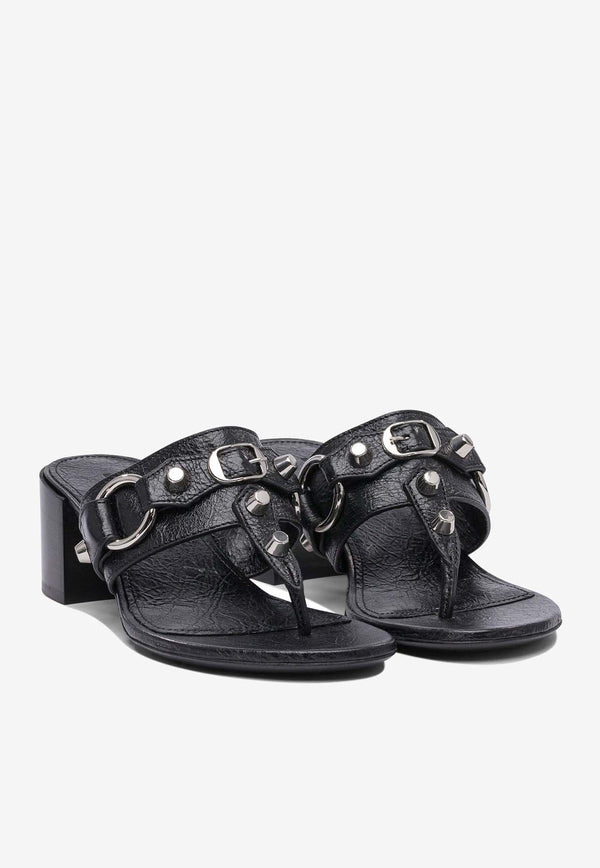 Balenciaga City 50 Nappa Leather Sandals Black 828013WAD4Y1080_80614