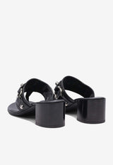 Balenciaga City 50 Nappa Leather Sandals Black 828013WAD4Y1080_80614