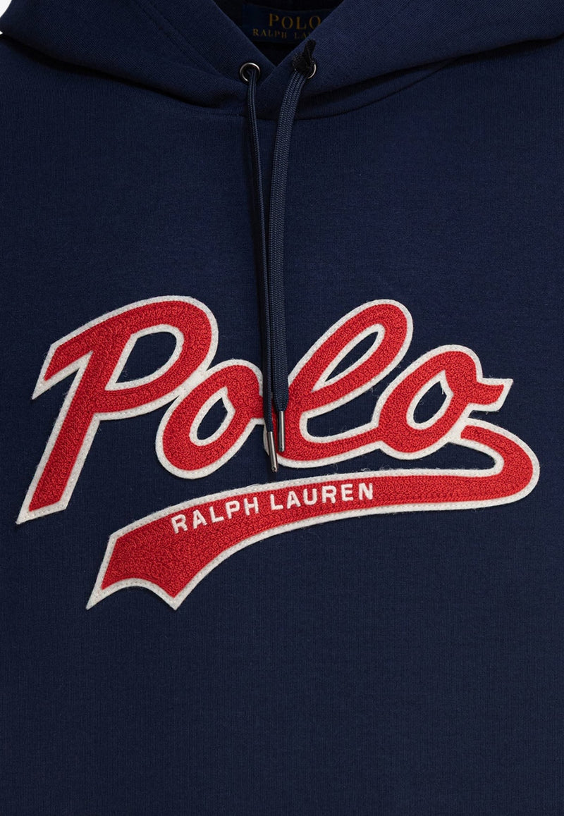 Polo Ralph Lauren Logo Patch Hooded Sweatshirt Blue 710964476001CRUISE NAVY_80660