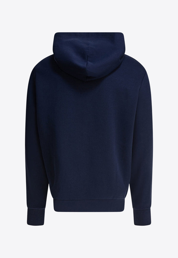 Polo Ralph Lauren Logo Patch Hooded Sweatshirt Blue 710964476001CRUISE NAVY_80660