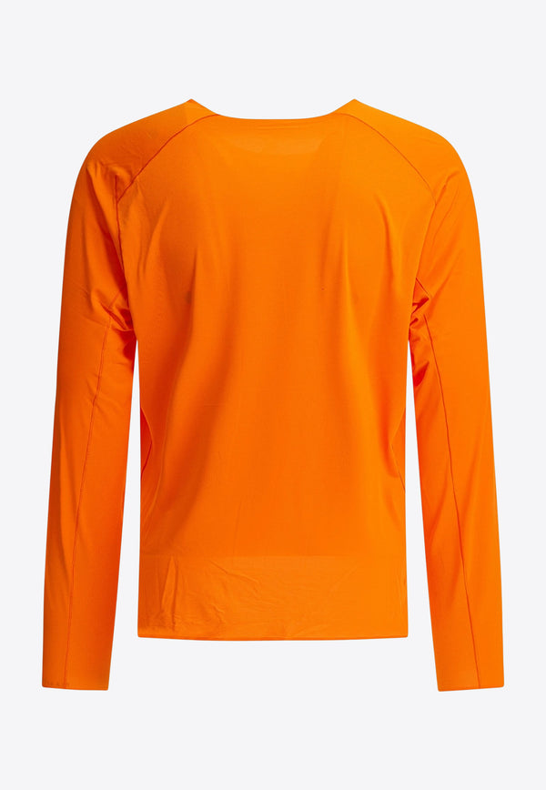 Arc'teryx Norvan Downword Logo Short-Sleeved T-shirt Orange X000009722NORVAN DW LOGOVERVE_80742