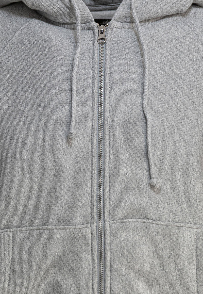 Stüssy Essential Zip-Up Sweatshirt Gray 1185710009 GREY HEATHER_80816