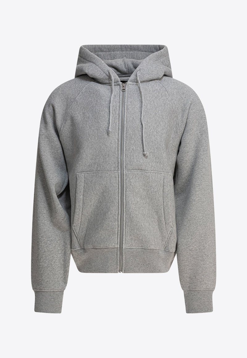 Stüssy Essential Zip-Up Sweatshirt Gray 1185710009 GREY HEATHER_80816